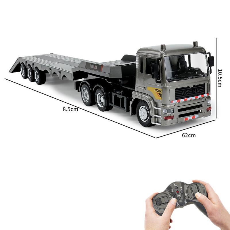 1:20 RC Flat Truck Model 9Channels Alloy 2.4G Remote Control Car Simulation Engineer Vehicle Trailer Children Christmas Gifts
1:20 RC Flat Truck Model 9Channels Alloy 2.4G Remote Control Car Simulation Engineer Vehicle Trailer Children Christmas Gifts
