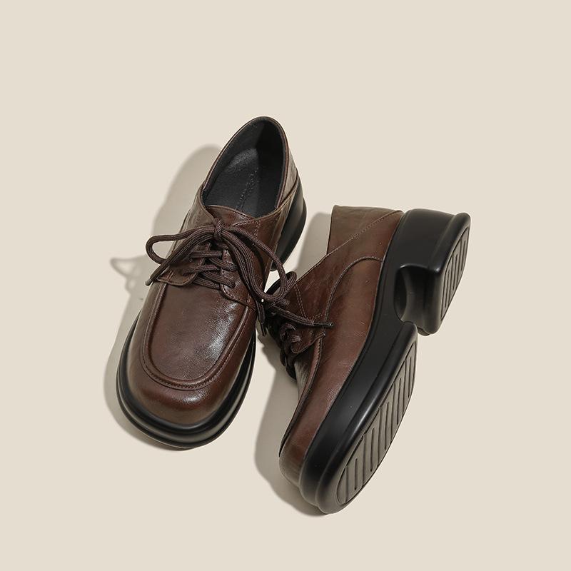 Женские лоферы новая платформа-маффин ретро jk маленькие кожаные туфли женские на шнуровке в студенческом стиле одинарные туфли 43 коричневый
Женские лоферы новая платформа-маффин ретро jk маленькие кожаные туфли женские на шнуровке в студенческом стиле одинарные туфли 43 коричневый