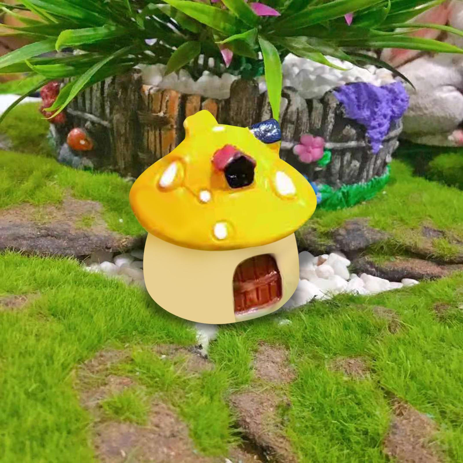 Adorable Mini Mushroom House Miniature Ornament Resin Model for Flower Pot Fairy Garden жовтий
Adorable Mini Mushroom House Miniature Ornament Resin Model for Flower Pot Fairy Garden жовтий