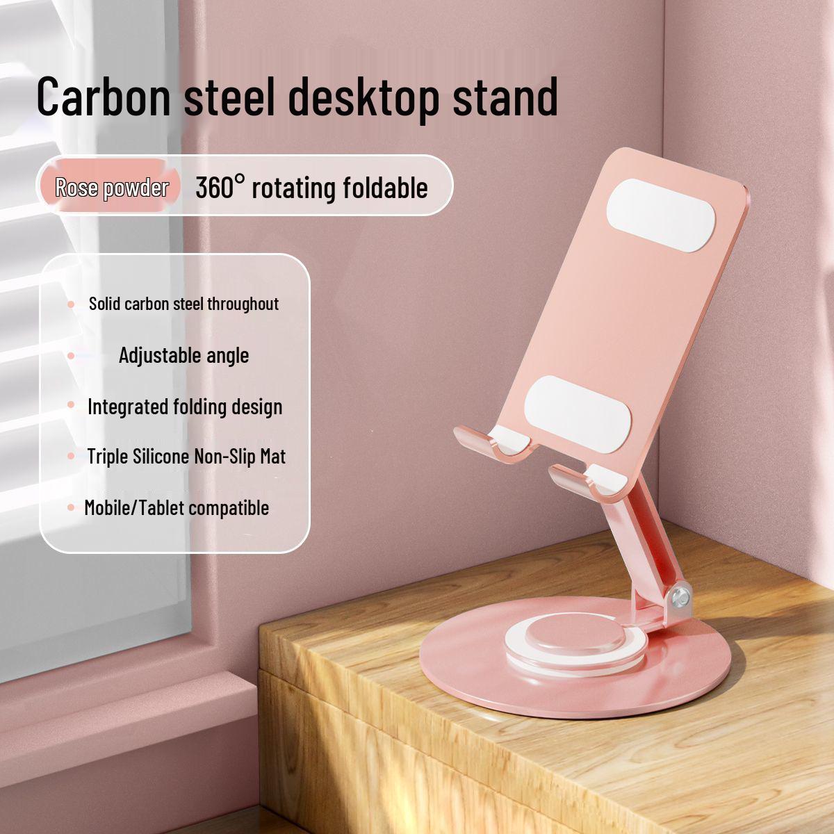 Macaron Phone Holder: Foldable 360° Rotating Desktop Stand with Logo Customization
Macaron Phone Holder: Foldable 360° Rotating Desktop Stand with Logo Customization