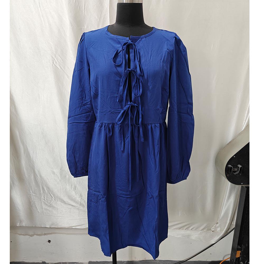 2024 Summer Cross-Border Women s Casual Long-Sleeve Solid Midi Dress XXL темно-синього кольору
2024 Summer Cross-Border Women s Casual Long-Sleeve Solid Midi Dress XXL темно-синього кольору