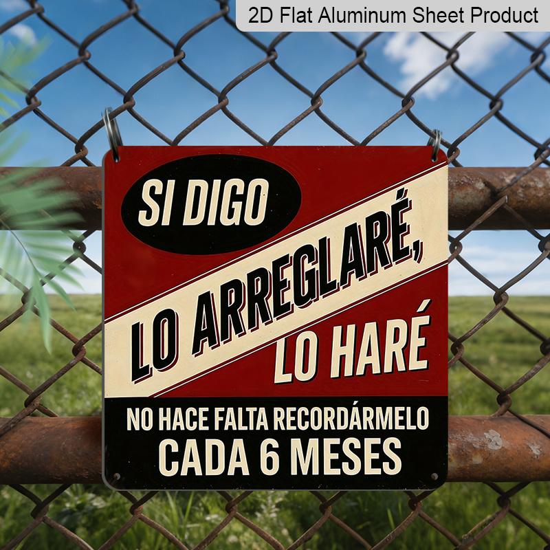 2D Flat, 1pc Funny Warning Sign - Vintage Spanish Garage Decor with Red/Black Retro Design - Heavy-Duty Aluminum Metal Plaque - for Man Cave 20*20cm
2D Flat, 1pc Funny Warning Sign - Vintage Spanish Garage Decor with Red/Black Retro Design - Heavy-Duty Aluminum Metal Plaque - for Man Cave 20*20cm