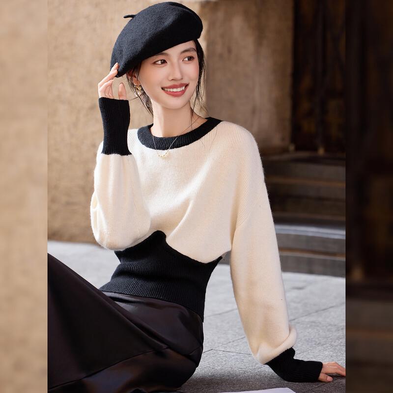 Bailuyu Women s Colorblock Knit Sweater M
Bailuyu Women s Colorblock Knit Sweater M