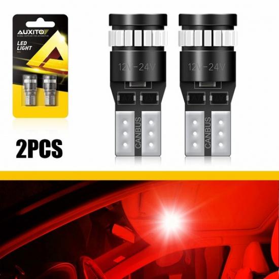AUXITO 168 T10 194 2825 W5W 24LED License Plate Lights Bulbs 6000k Red For Ford
AUXITO 168 T10 194 2825 W5W 24LED License Plate Lights Bulbs 6000k Red For Ford