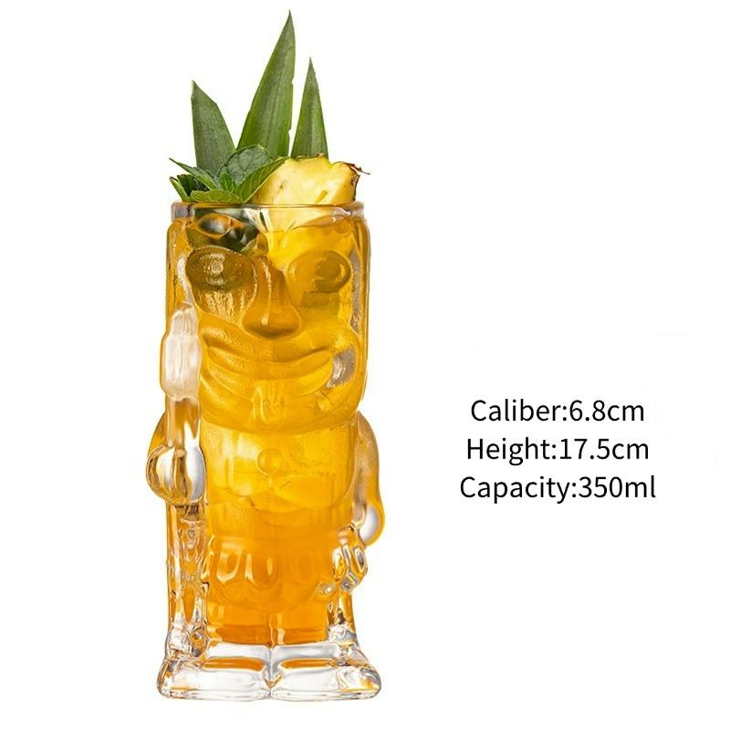 Hawaiian Tiki Mug,Creative Cocktail Glasses Cups,Cold Drink Glasses,Juice Beer Cup,Unique Tiki Glass Cups,Party Homebar Tools 350ml
Hawaiian Tiki Mug,Creative Cocktail Glasses Cups,Cold Drink Glasses,Juice Beer Cup,Unique Tiki Glass Cups,Party Homebar Tools 350ml