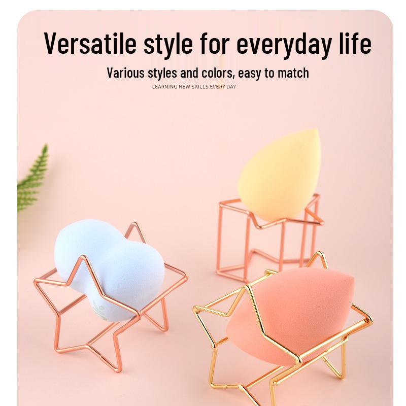 Creative Metal Makeup Sponge Drying and Storage Rack Stand L Puff Stand розового золота
Creative Metal Makeup Sponge Drying and Storage Rack Stand L Puff Stand розового золота