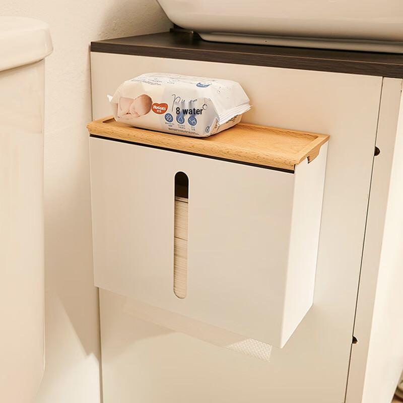 Punch-Free Wood & Bamboo Visible Toilet Paper Holder
Punch-Free Wood & Bamboo Visible Toilet Paper Holder