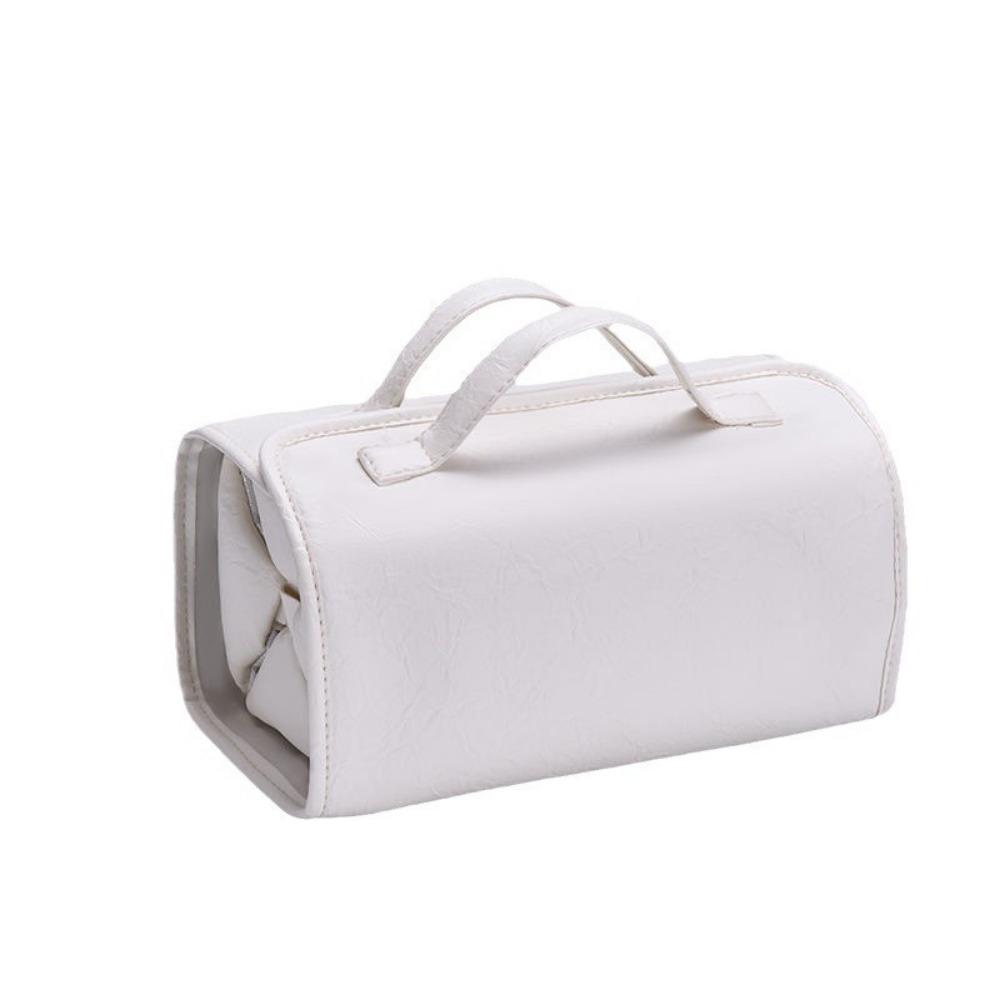 Large Capacity Foldable Cosmetic Bag Waterproof PU Leather Portable Toiletry Bag Detachable Roll Up Design Makeup Organizer белый
Large Capacity Foldable Cosmetic Bag Waterproof PU Leather Portable Toiletry Bag Detachable Roll Up Design Makeup Organizer белый