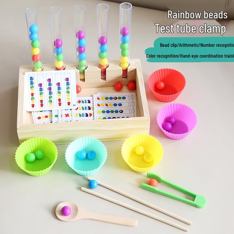 Montessori Color Coordination Test Tube Bead Set - Educational Toy for Kids Hand-Eye Coordination and Cognitive Skills.
Montessori Color Coordination Test Tube Bead Set - Educational Toy for Kids Hand-Eye Coordination and Cognitive Skills.