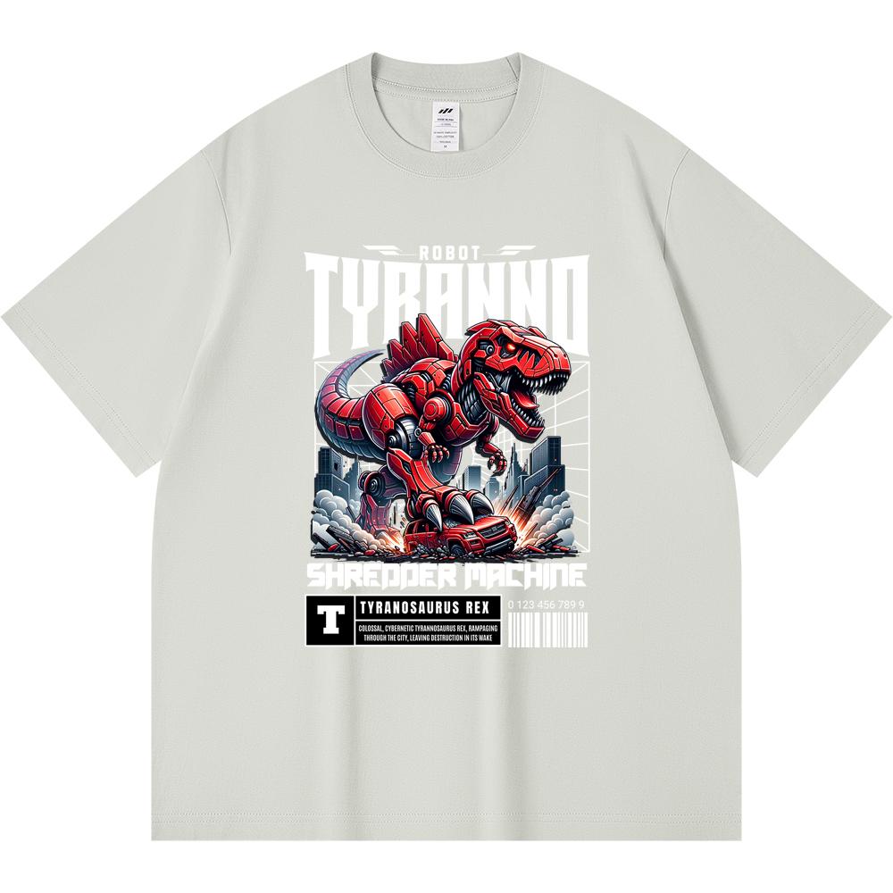 230GSM 100% Cotton T-Shirt Robot Tyranno Shredder Machine Print Tees Funny Harajuku Style Combed Cotton Tshirt XS абрикосовый
230GSM 100% Cotton T-Shirt Robot Tyranno Shredder Machine Print Tees Funny Harajuku Style Combed Cotton Tshirt XS абрикосовый