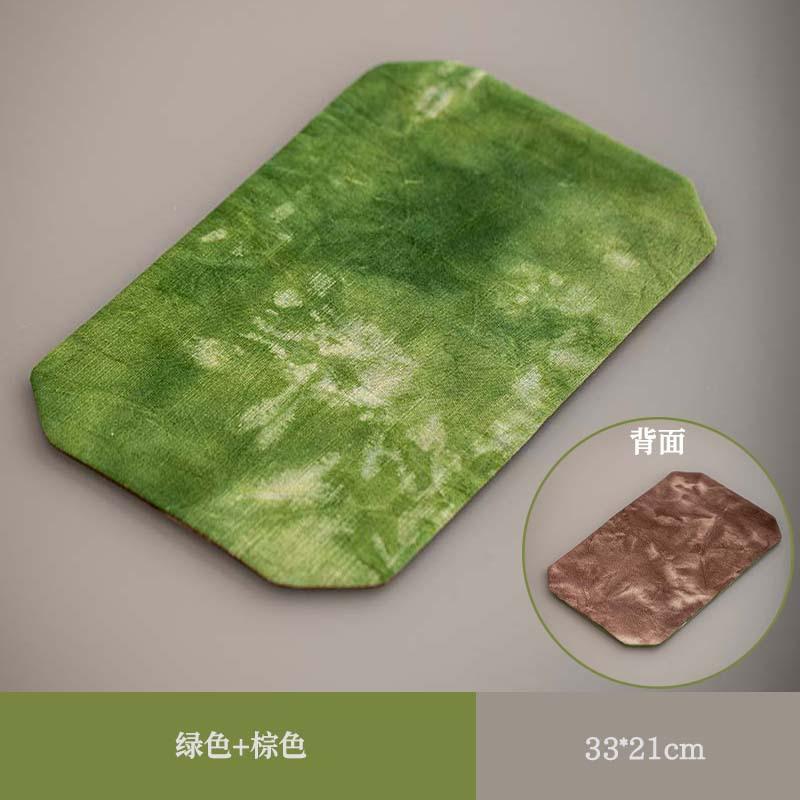 Medieval wabi-sabi wind placemat canvas tie-dyed moss green table mat double-sided waterproof tableware tray tea tray mat thermal insulation mat
Medieval wabi-sabi wind placemat canvas tie-dyed moss green table mat double-sided waterproof tableware tray tea tray mat thermal insulation mat