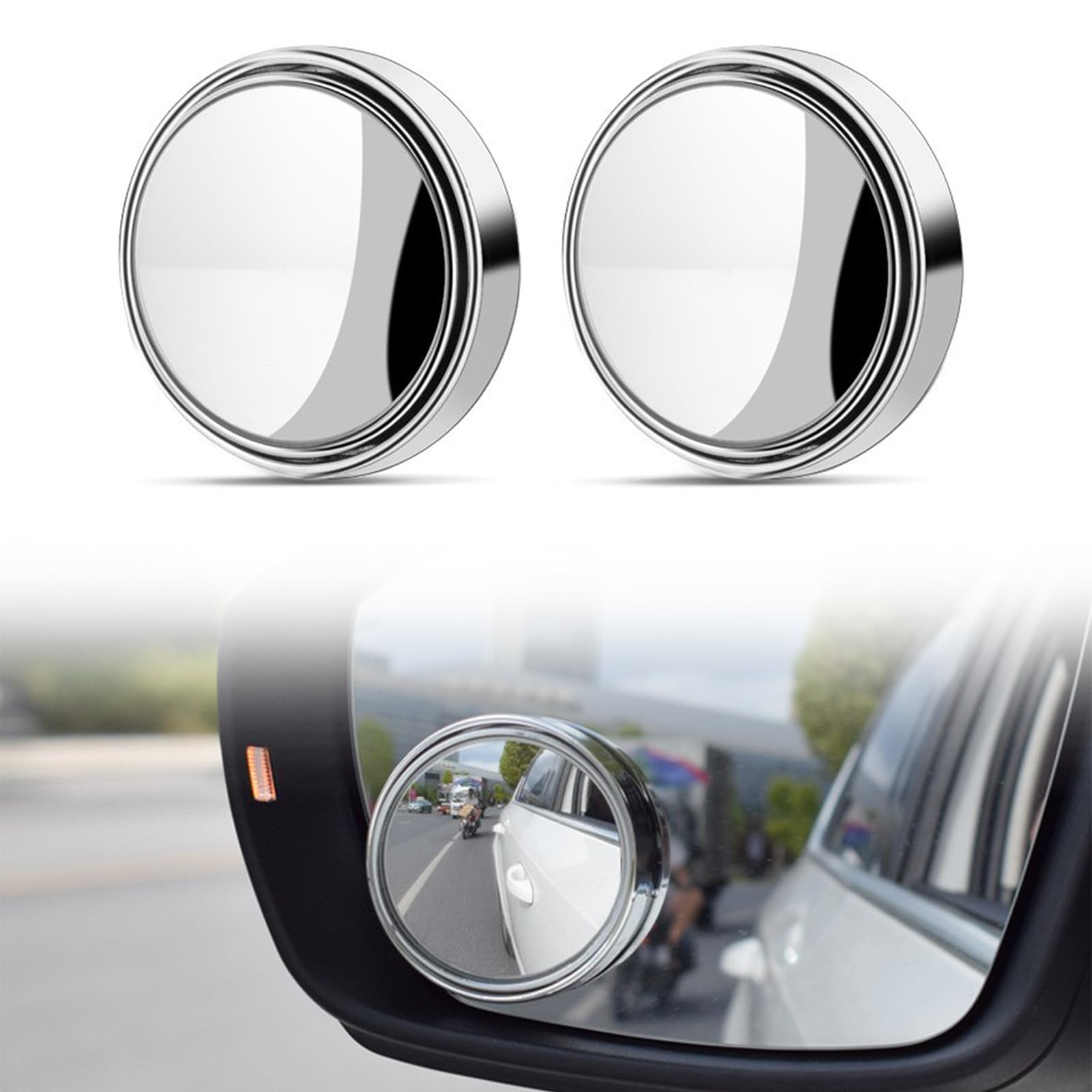 wowjimi Rearview Mirror, 2-Pack, 360 Degree Rotation, Circular Car Blind Spot Mirror, Easy Installation, Diameter 50 mm Outer серебряный
wowjimi Rearview Mirror, 2-Pack, 360 Degree Rotation, Circular Car Blind Spot Mirror, Easy Installation, Diameter 50 mm Outer серебряный