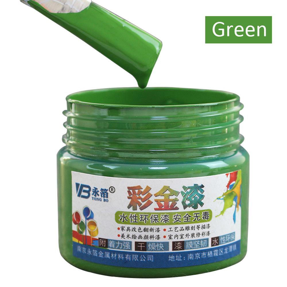 100G Gold Paint Metal Lacquer Furniture Varnish Transparent Crafts Repair Gold Ceramics Metal Flakes For Car Paint Refurbish зелёный
100G Gold Paint Metal Lacquer Furniture Varnish Transparent Crafts Repair Gold Ceramics Metal Flakes For Car Paint Refurbish зелёный