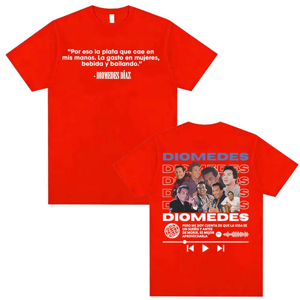 Singer Diomedes Diaz Album Cover Print Tshirts for Men Harajuku 100 Cotton Short Sleeve T Shirt Summer Hip Hop Casual Tshirt S
Singer Diomedes Diaz Album Cover Print Tshirts for Men Harajuku 100 Cotton Short Sleeve T Shirt Summer Hip Hop Casual Tshirt S