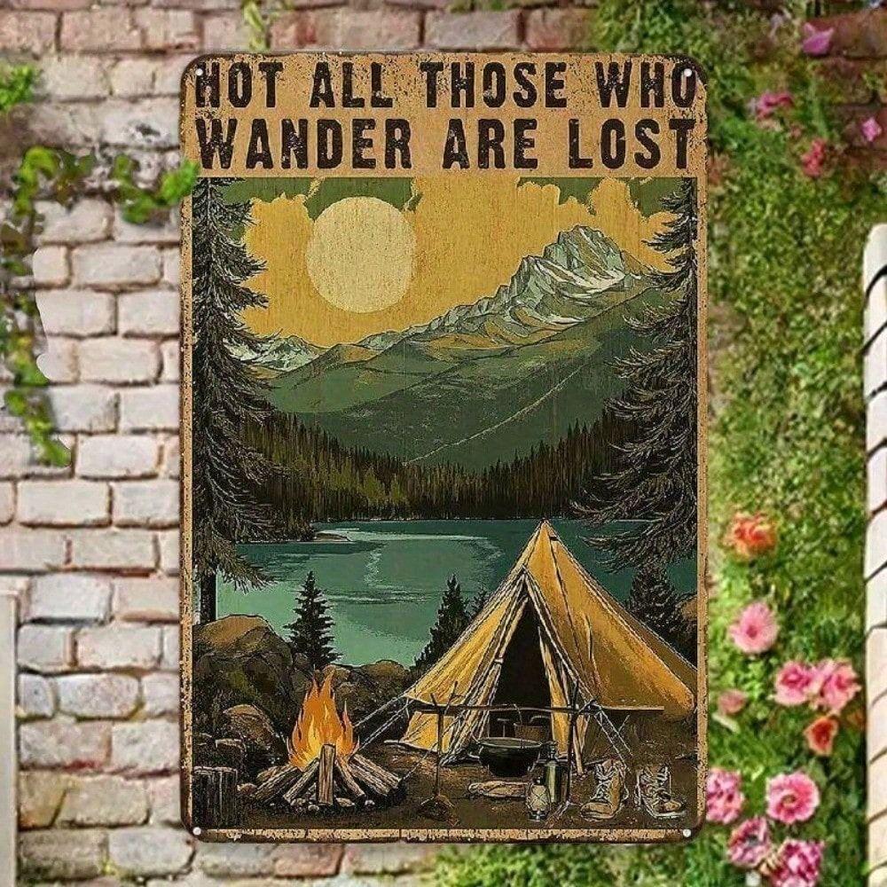 Metal Wall Art Vintage Not All Who Wander Are Lost Sign Trees Camping Decor
Metal Wall Art Vintage Not All Who Wander Are Lost Sign Trees Camping Decor