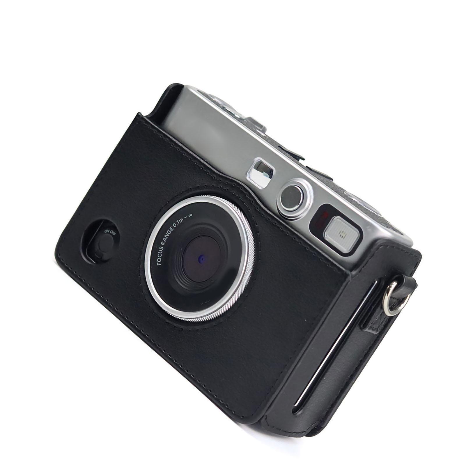 Ретро сумка для камеры из ПУ кожи, чехол для цифровой камеры, кожаный чехол для фотографии для Instax Mini чёрный
Ретро сумка для камеры из ПУ кожи, чехол для цифровой камеры, кожаный чехол для фотографии для Instax Mini чёрный