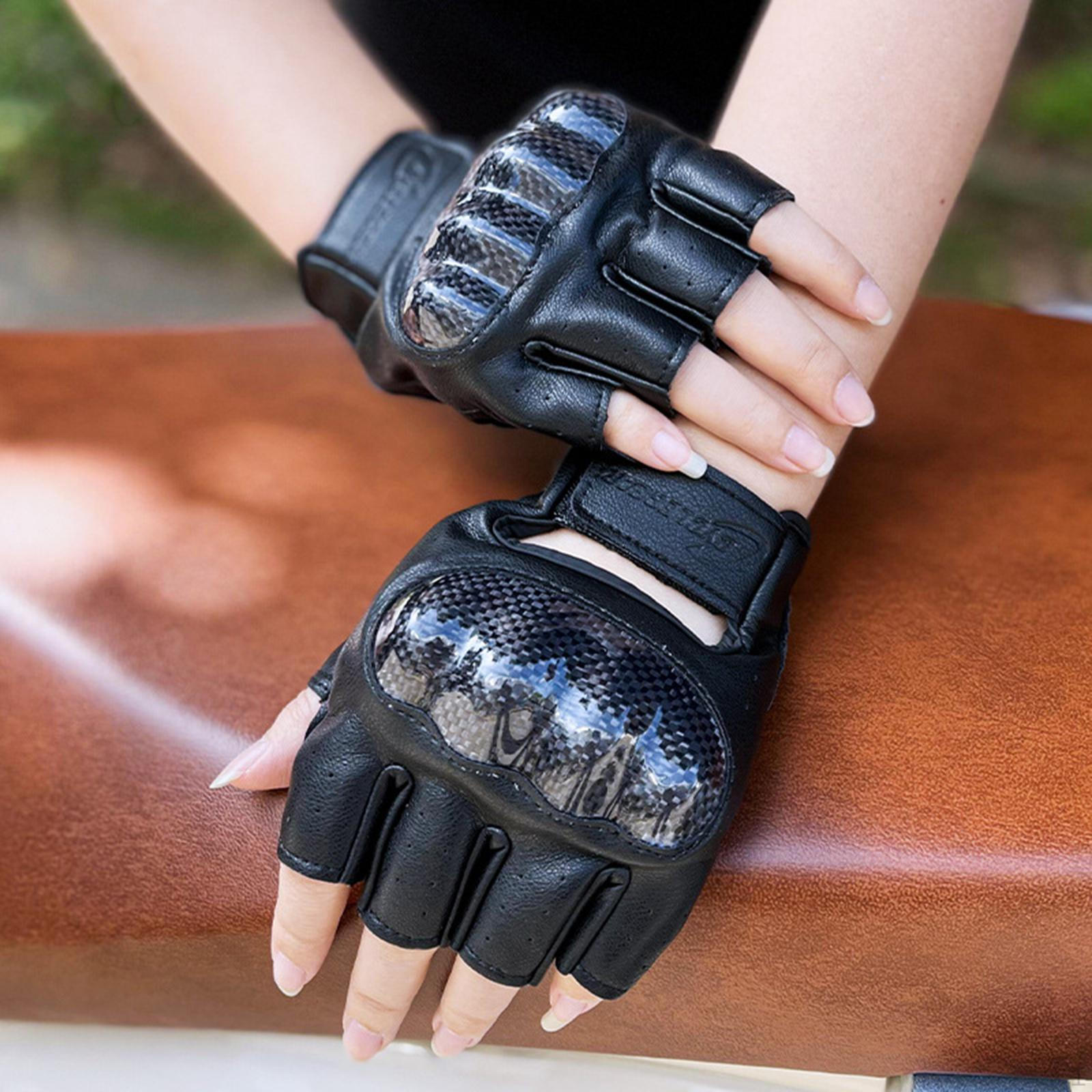 Motorcycle Gloves Half Finger PU for Bike Workout M
Motorcycle Gloves Half Finger PU for Bike Workout M