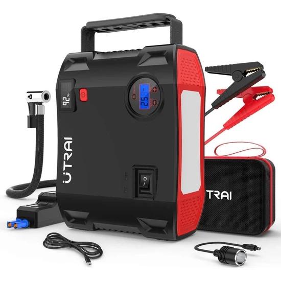 24000MAH 2000A Jump Starter Портативная аккумуляторная батарея + воздушный компрессор для накачивания шин ( Сумка + ЖК-экран + Powerbank + светодиодная лампа)
24000MAH 2000A Jump Starter Портативная аккумуляторная батарея + воздушный компрессор для накачивания шин ( Сумка + ЖК-экран + Powerbank + светодиодная лампа)