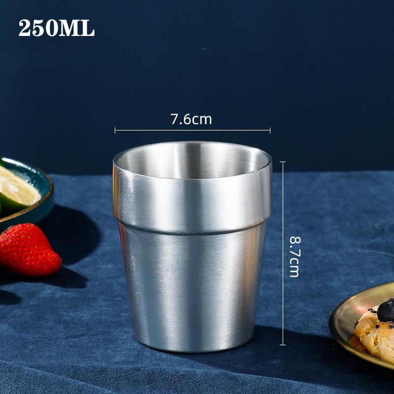 304 Stainless Steel Beer Mug Water Cup Anti Scaling Anti Fall Restaurant Tea Cup Coffee Drink Cup As shown
304 Stainless Steel Beer Mug Water Cup Anti Scaling Anti Fall Restaurant Tea Cup Coffee Drink Cup As shown