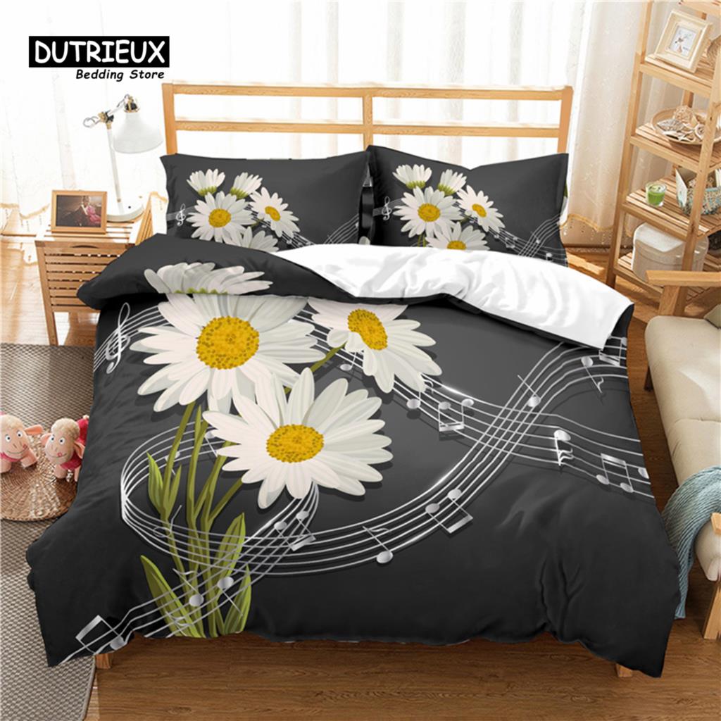 Luxury 3D Musical Notes Flowers Print Home Living Comfortable Duvet Cover Pillowcase Bedding Set Queen and King EU/US/AU/UK Size EU single(135x200cm)
Luxury 3D Musical Notes Flowers Print Home Living Comfortable Duvet Cover Pillowcase Bedding Set Queen and King EU/US/AU/UK Size EU single(135x200cm)