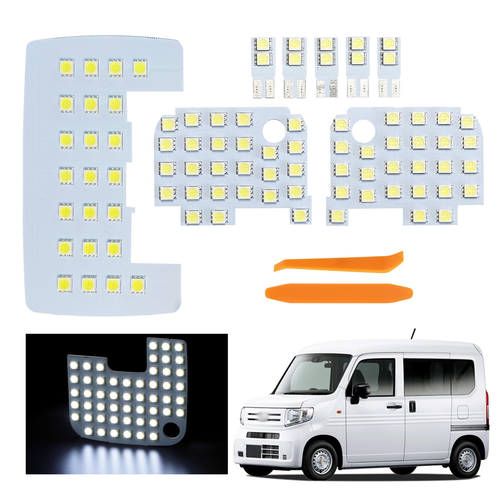 UNNKIBO LED Interior Light Kit for Toyota Roomy/Tank, Daihatsu Thor, Subaru Justy – 6500K White, 8-Piece Set (Trim Tools & JP Manual) белый
UNNKIBO LED Interior Light Kit for Toyota Roomy/Tank, Daihatsu Thor, Subaru Justy – 6500K White, 8-Piece Set (Trim Tools & JP Manual) белый