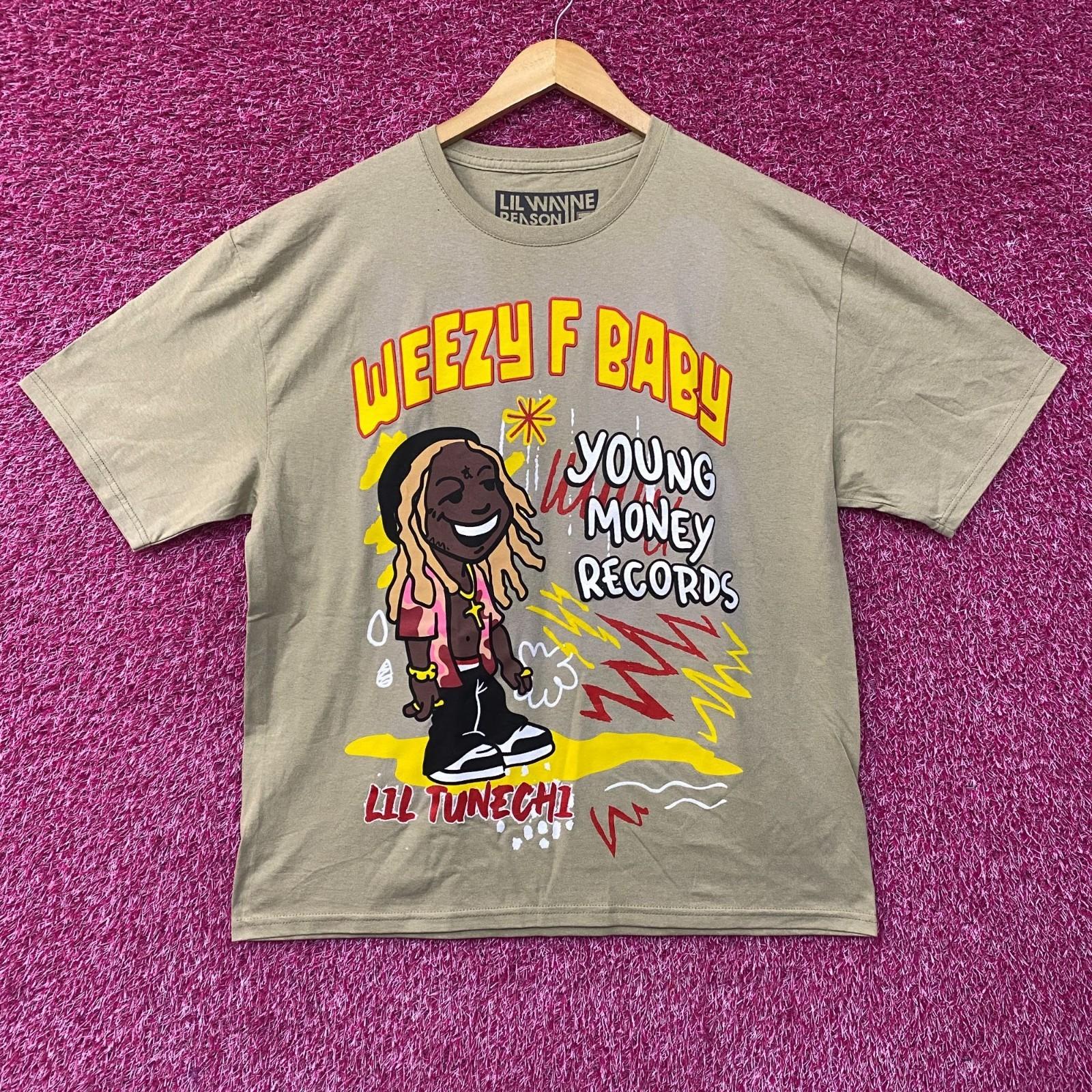 Lil Wayne Real G s Weezy F Baby Young Money Records T-Shirt M
Lil Wayne Real G s Weezy F Baby Young Money Records T-Shirt M