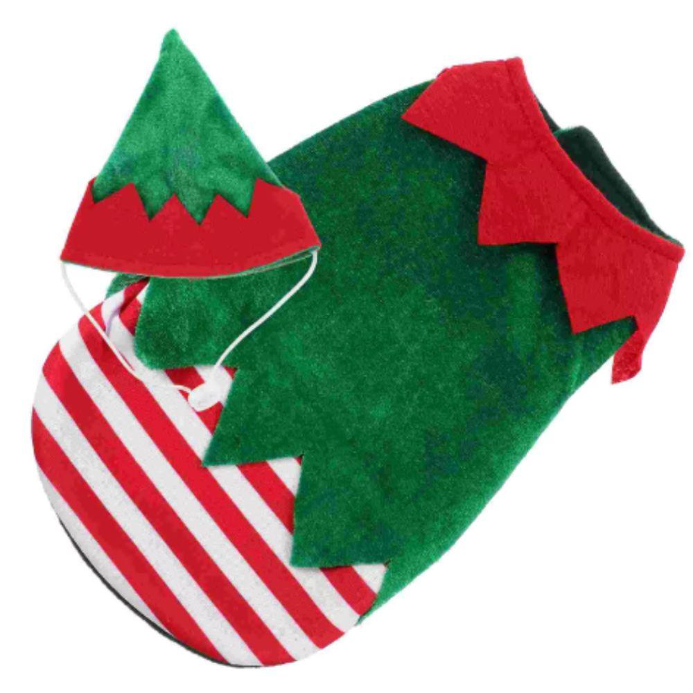Striped Pet Cosplay Costumes Green Elf Puppy Vest Coat Puppy Jacket Christmas Dog Clothes Kitten Free Size-Dog Hat
Striped Pet Cosplay Costumes Green Elf Puppy Vest Coat Puppy Jacket Christmas Dog Clothes Kitten Free Size-Dog Hat