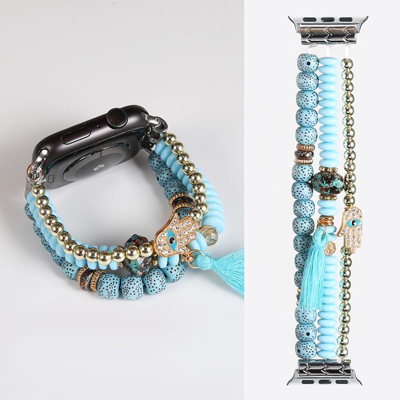 Богемський ремінець для Apple Watch Band 41mm 40mm 38mm 44mm 45mm 49mm 42mm Jewelry Resin Bracelet iwatch Ultra Series 7 6 5 4 3 Se 8 For 38mm or 40mm 41mm
Богемський ремінець для Apple Watch Band 41mm 40mm 38mm 44mm 45mm 49mm 42mm Jewelry Resin Bracelet iwatch Ultra Series 7 6 5 4 3 Se 8 For 38mm or 40mm 41mm