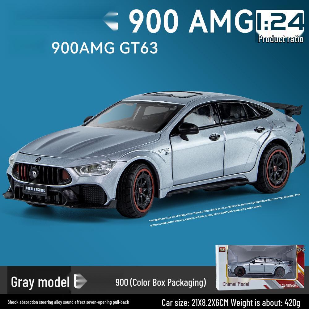 Chi Mei 1:24 Brabus 900 AMG GT63 Diecast Sports Car Model Toy серый
Chi Mei 1:24 Brabus 900 AMG GT63 Diecast Sports Car Model Toy серый
