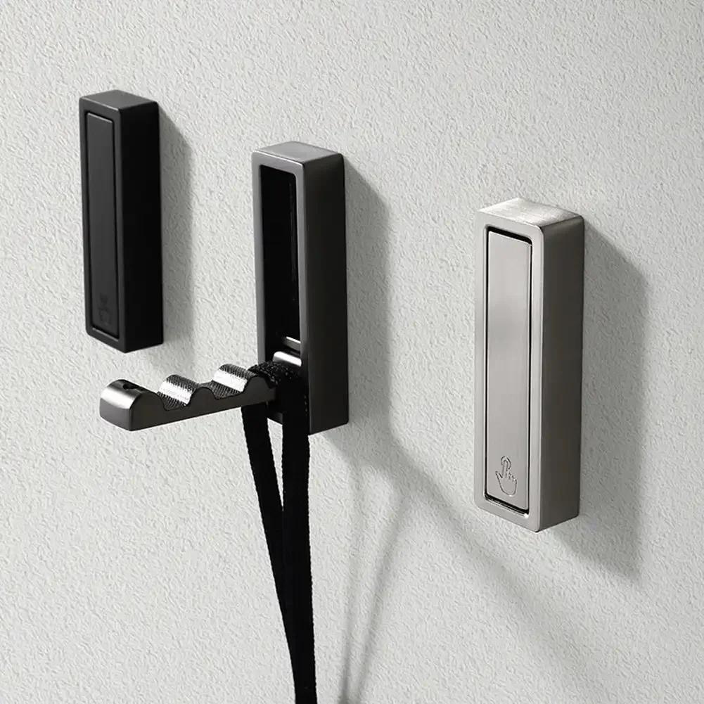 Nordic Folding Wall Hook Hidden Robe Towel Coat Hook stainless steel Hook for Home Kitchen Bathroom Matte Black Towel Hanger
Nordic Folding Wall Hook Hidden Robe Towel Coat Hook stainless steel Hook for Home Kitchen Bathroom Matte Black Towel Hanger
