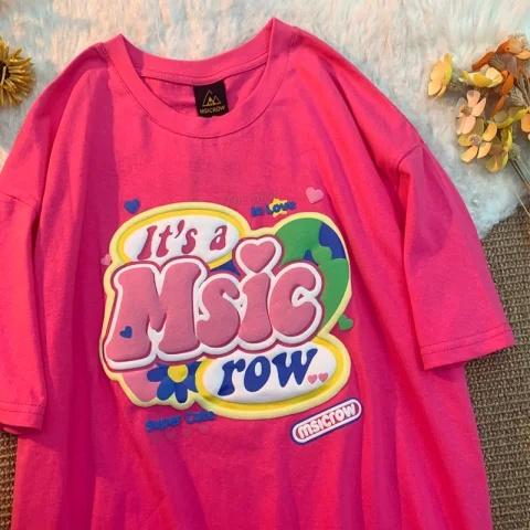 2026 Americanstyle Printed Vintage Loose Largesized Summer Innerlayer Base Shirt Shortsleeved Tshirt Womens Top M
2026 Americanstyle Printed Vintage Loose Largesized Summer Innerlayer Base Shirt Shortsleeved Tshirt Womens Top M