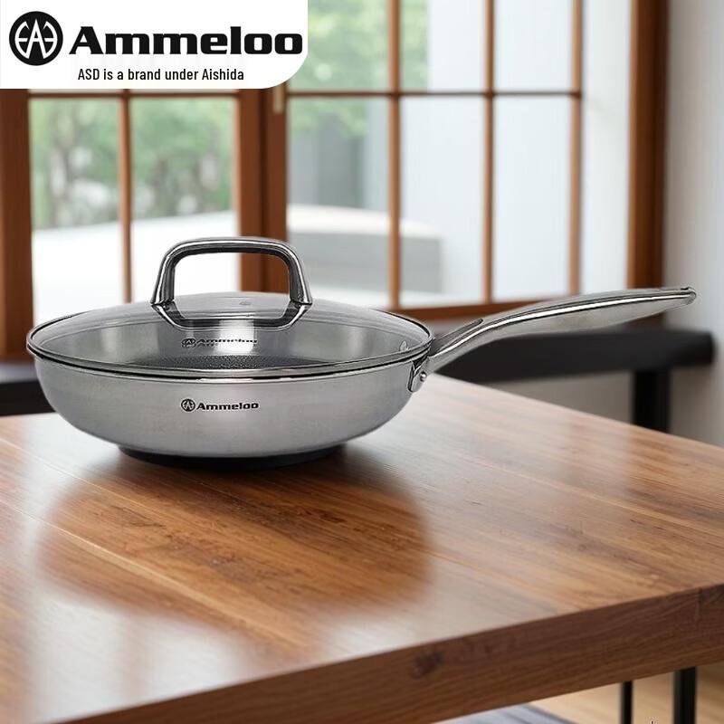 ASD Dallas Series 304 Stainless Steel Frying Pan
ASD Dallas Series 304 Stainless Steel Frying Pan