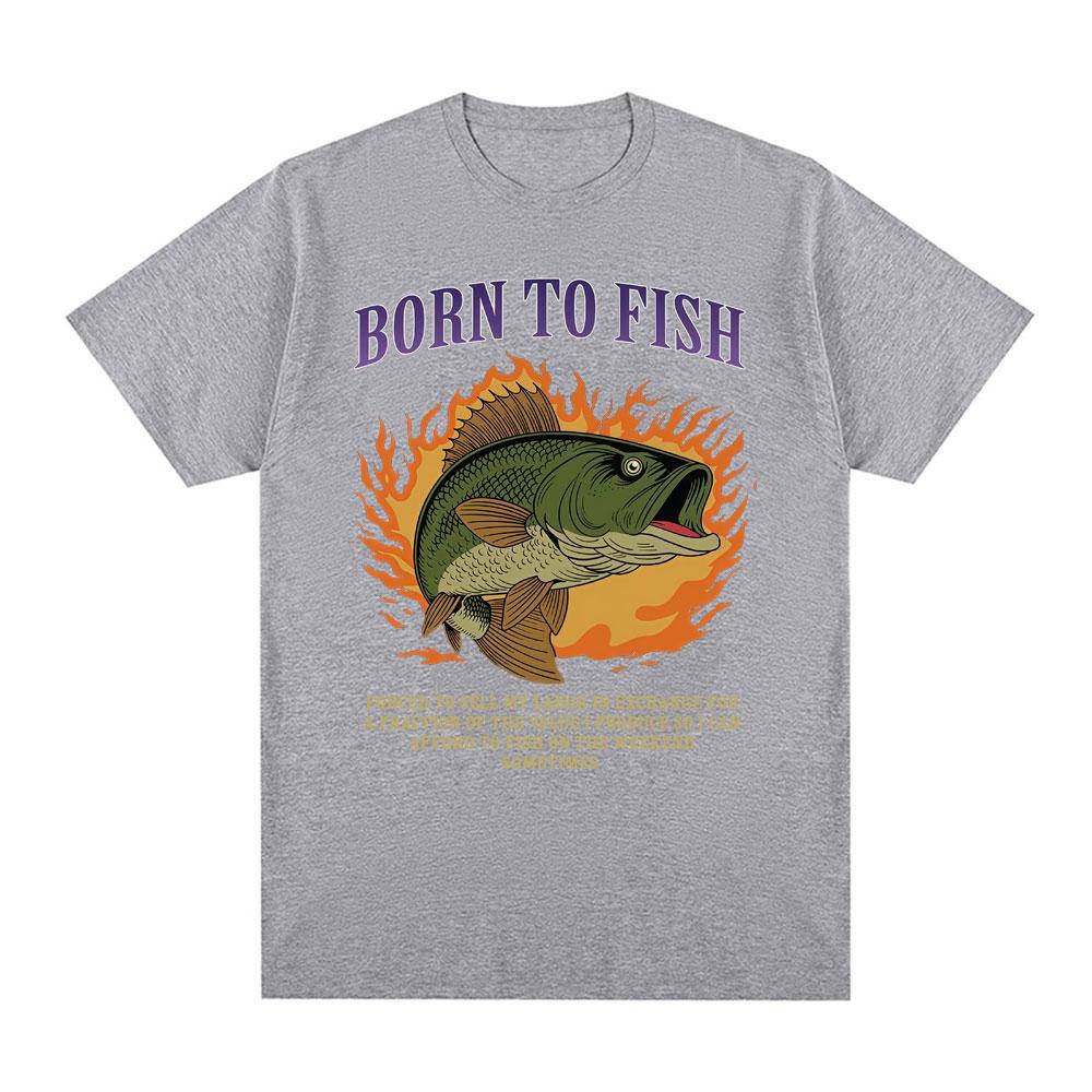 Born To Fish Fun Fashion Fisherman Tshirt Humorous Fishing Enthusiast Mens Clothing Casual Cotton Tshirt Street Wear Y2K S
Born To Fish Fun Fashion Fisherman Tshirt Humorous Fishing Enthusiast Mens Clothing Casual Cotton Tshirt Street Wear Y2K S