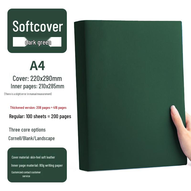 Дневник Qinde Li A4 в толстой мягкой кожаной обложке для аспирантов, блокнот Cornell с пустыми страницами Lined 200 Pages темно-зеленого
Дневник Qinde Li A4 в толстой мягкой кожаной обложке для аспирантов, блокнот Cornell с пустыми страницами Lined 200 Pages темно-зеленого