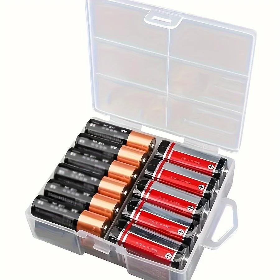 Durable Clear Battery Organizer Box - Holds 24 AA & AAA Batteries Plastic Storage Solution for Home Garage and Workshop No Power
Durable Clear Battery Organizer Box - Holds 24 AA & AAA Batteries Plastic Storage Solution for Home Garage and Workshop No Power