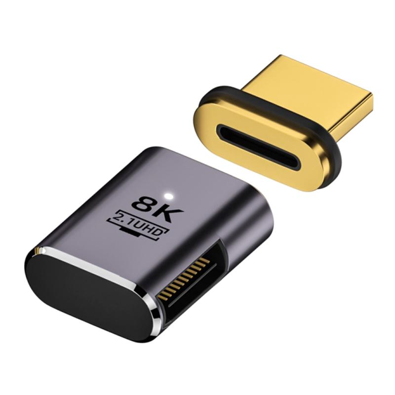 Left-Angled Design 8K 60Hz Magnetic HDMI 2.1 Adapter 48Gbps Converter for UHD HDTV Monitor As Shown A
Left-Angled Design 8K 60Hz Magnetic HDMI 2.1 Adapter 48Gbps Converter for UHD HDTV Monitor As Shown A