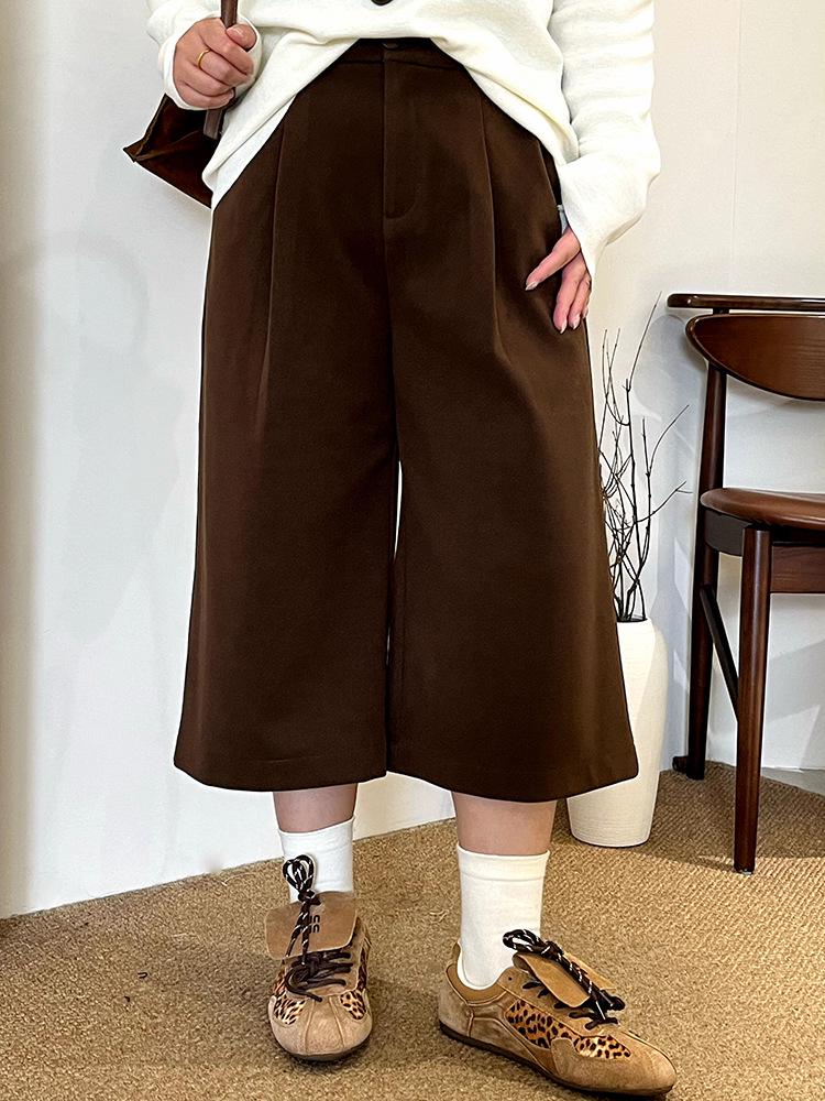 Plus Size High-Waisted Casual Cropped Wide-Leg Dress Pants for Women - Winter 2025 XXL (70-80kg)
Plus Size High-Waisted Casual Cropped Wide-Leg Dress Pants for Women - Winter 2025 XXL (70-80kg)