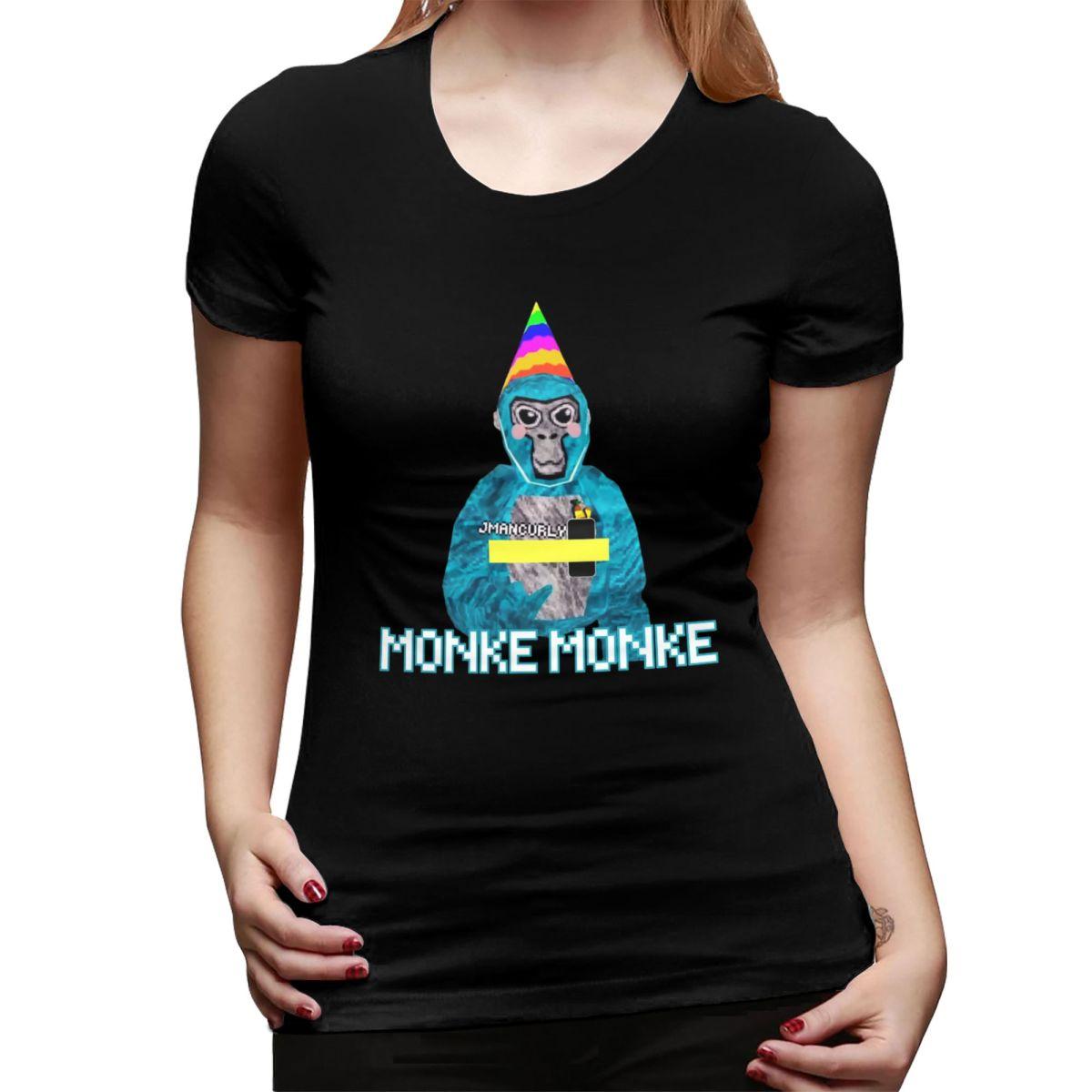 Gorilla Tag JUnisexCURLY Monke Monke VR Gamer TShirt for WOMEN Crew Neck Streetwear T Shirts WOMENs Tees Short Clothes Tops 2XL
Gorilla Tag JUnisexCURLY Monke Monke VR Gamer TShirt for WOMEN Crew Neck Streetwear T Shirts WOMENs Tees Short Clothes Tops 2XL