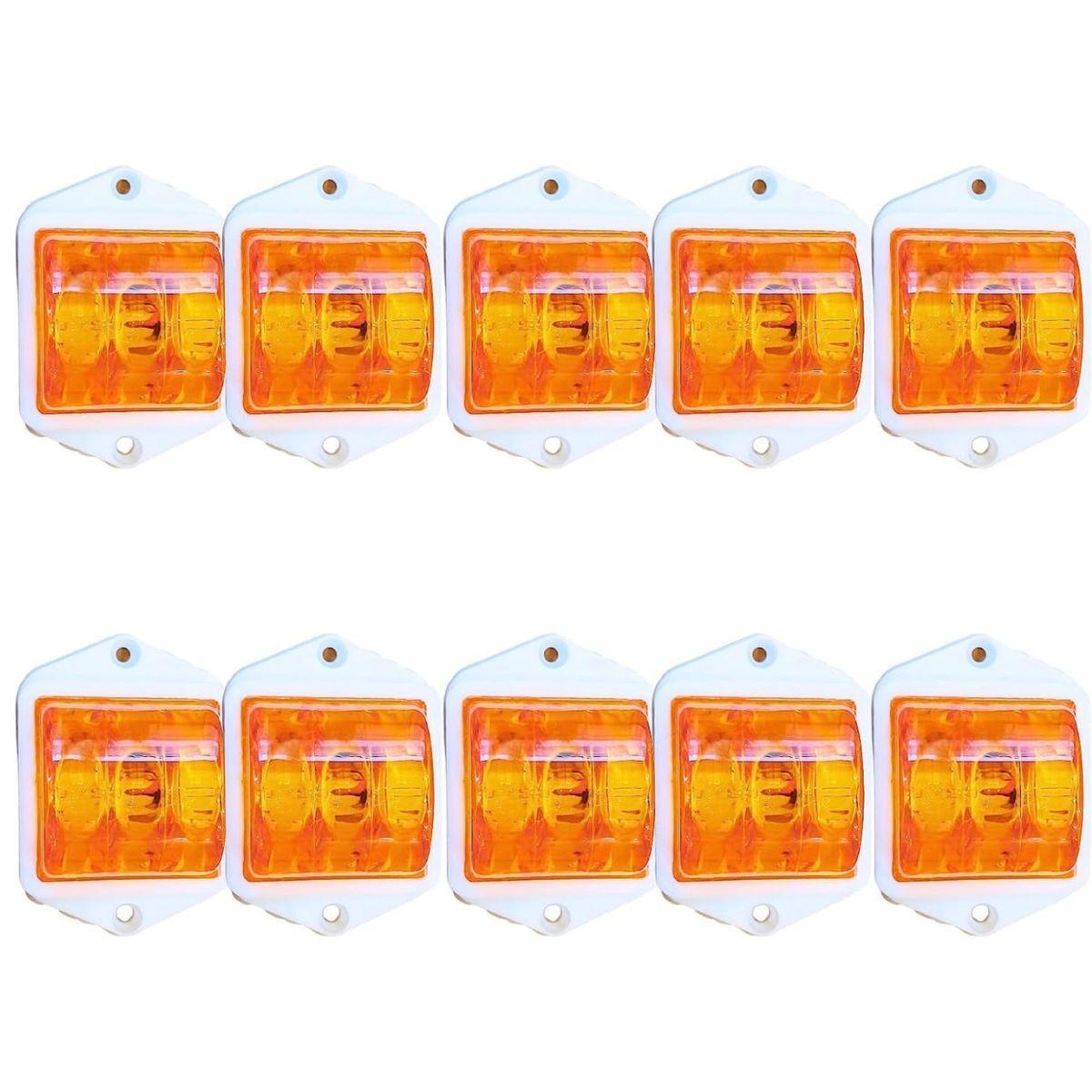 APSMOTIV 12V LED Clearance Lights Amber Color for Trucks Trailer RV Universal Fitment Outline Clearance Marker Light Set of 10 Pieces бурштин
APSMOTIV 12V LED Clearance Lights Amber Color for Trucks Trailer RV Universal Fitment Outline Clearance Marker Light Set of 10 Pieces бурштин