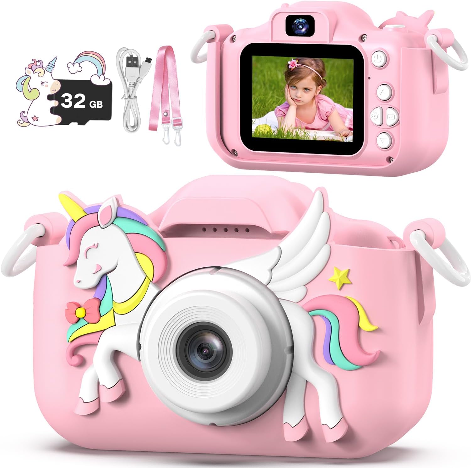 Kids Camera Toy, masterbee Dinosaur Toys Camera for Kid Age 3-12, Christmas/Birthday Gifts for Boys and Girls, 1080P HD Kids Digital Camera
Kids Camera Toy, masterbee Dinosaur Toys Camera for Kid Age 3-12, Christmas/Birthday Gifts for Boys and Girls, 1080P HD Kids Digital Camera