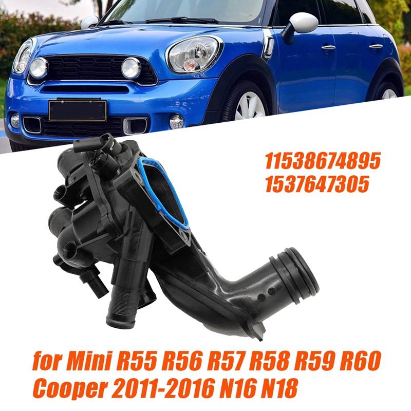 Engine Coolant Thermostat Housing Assy 11538674895 For Mini R55 R56 R57 R58 R59 R60 Cooper 2011-2016 N16 N18 1537647305 чорний
Engine Coolant Thermostat Housing Assy 11538674895 For Mini R55 R56 R57 R58 R59 R60 Cooper 2011-2016 N16 N18 1537647305 чорний