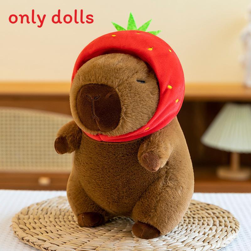 Capybara Plush Toy For Kids Soft Short Pile Animal Doll Gift Idea Strawberry
Capybara Plush Toy For Kids Soft Short Pile Animal Doll Gift Idea Strawberry