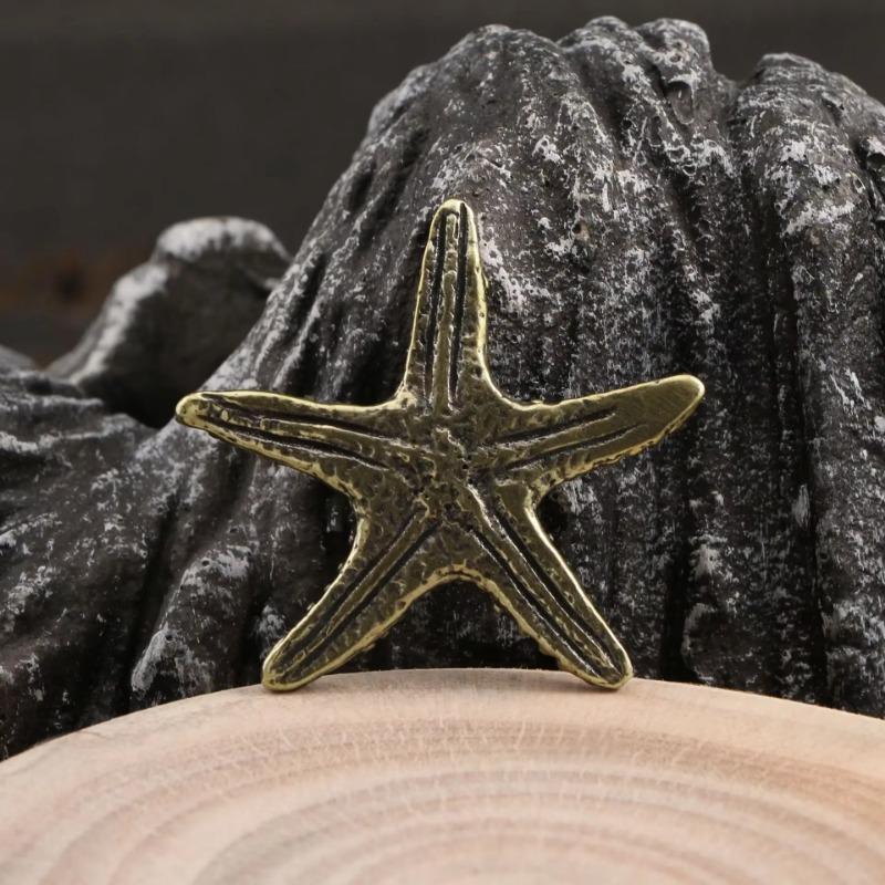 Solid Brass Sea Animal Starfish Miniature Ornament Cute Star Shape Ocean Lives Sculpture Home Decoration Vintage Crafts
Solid Brass Sea Animal Starfish Miniature Ornament Cute Star Shape Ocean Lives Sculpture Home Decoration Vintage Crafts