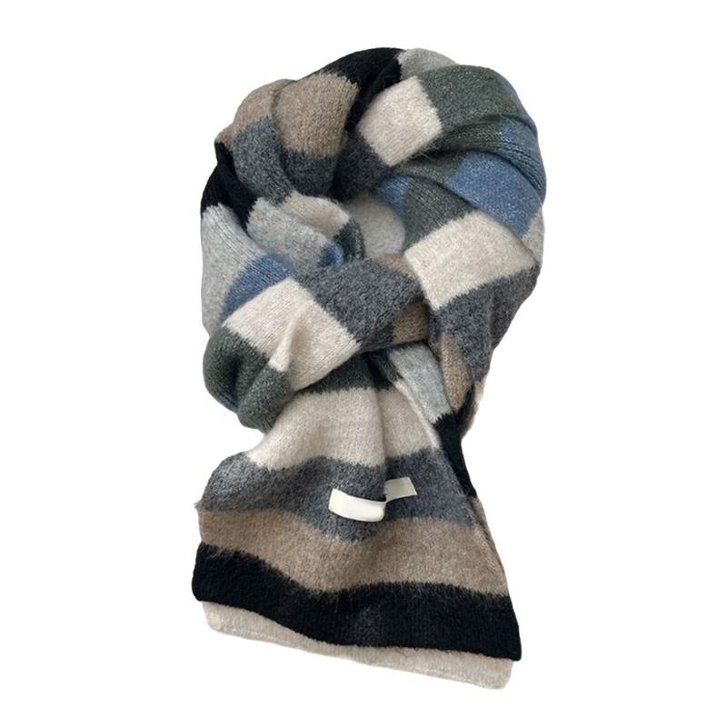 Vibrant Rainbow Striped Scarf Soft Wool Blend Winter Accessory For Women Men Cosy And Stylish All Purpose Unisex Design чорний
Vibrant Rainbow Striped Scarf Soft Wool Blend Winter Accessory For Women Men Cosy And Stylish All Purpose Unisex Design чорний