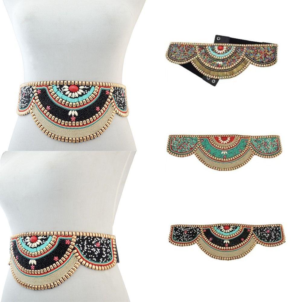 Adjustable Bohemian Women Belt Shining Ethnic Beaded Waistband Body Jewelry for Holiday C
Adjustable Bohemian Women Belt Shining Ethnic Beaded Waistband Body Jewelry for Holiday C