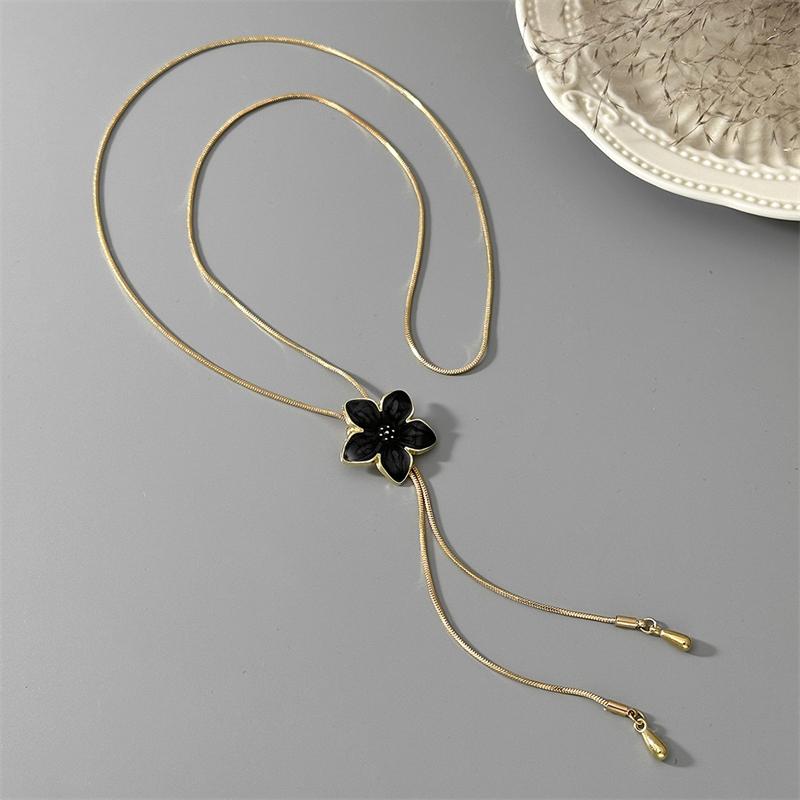Coquette Aesthetic Colorful Flower Lariat Necklace for Women Adjustable Y-Shape Snake Chain Bolo Tie Choker Summer Jewelry Gift
Coquette Aesthetic Colorful Flower Lariat Necklace for Women Adjustable Y-Shape Snake Chain Bolo Tie Choker Summer Jewelry Gift