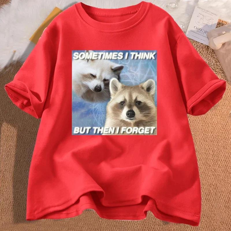 Funny Meme TShirt Sometimes I Think But Then I Forget Funny Trash Raccoon Cat Printed T-shirt Humor Aesthetic Women Clothes XL
Funny Meme TShirt Sometimes I Think But Then I Forget Funny Trash Raccoon Cat Printed T-shirt Humor Aesthetic Women Clothes XL
