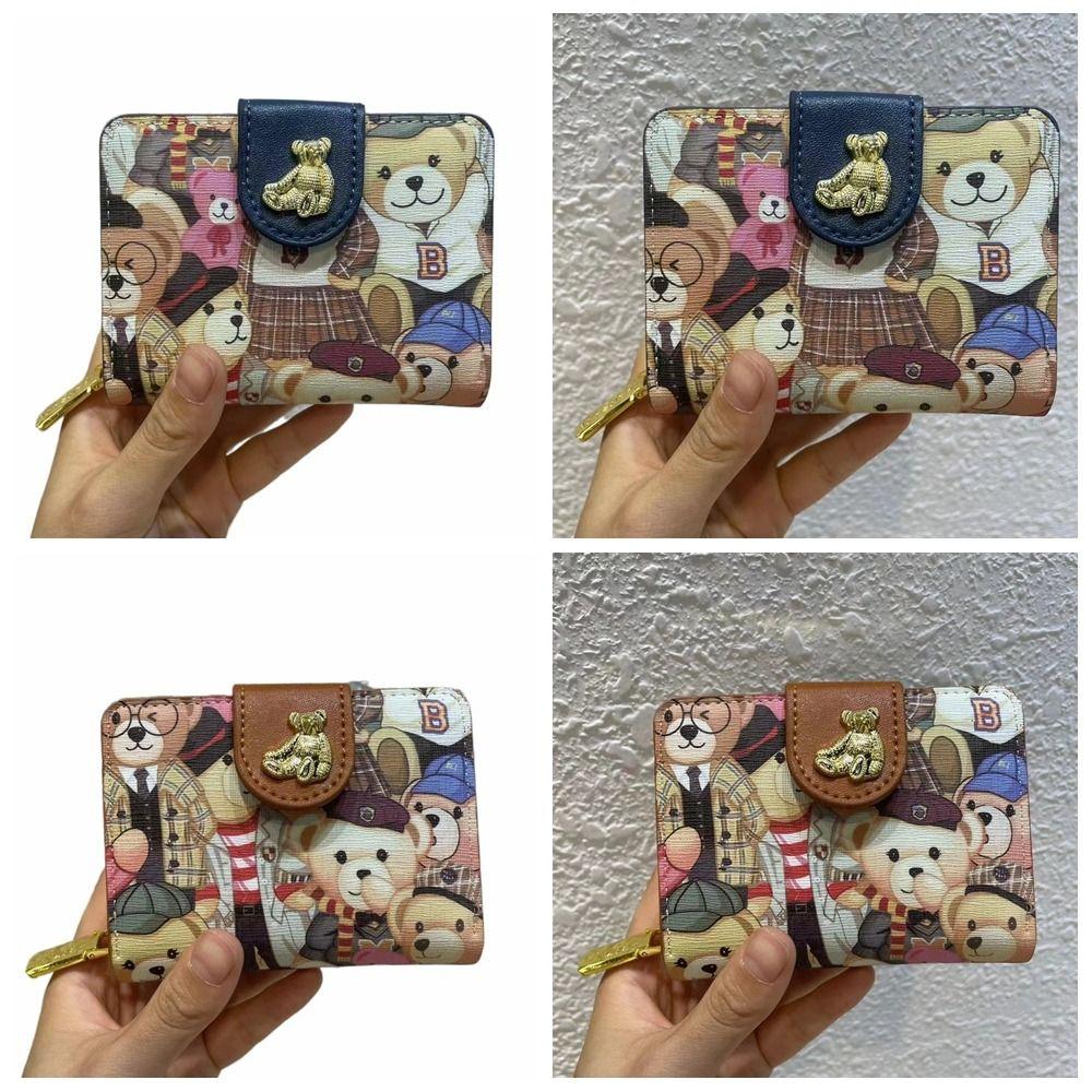Integrated ID Card Bag Little Bear Coin Bag Cute Wallet Students світло-коричневого кольору
Integrated ID Card Bag Little Bear Coin Bag Cute Wallet Students світло-коричневого кольору