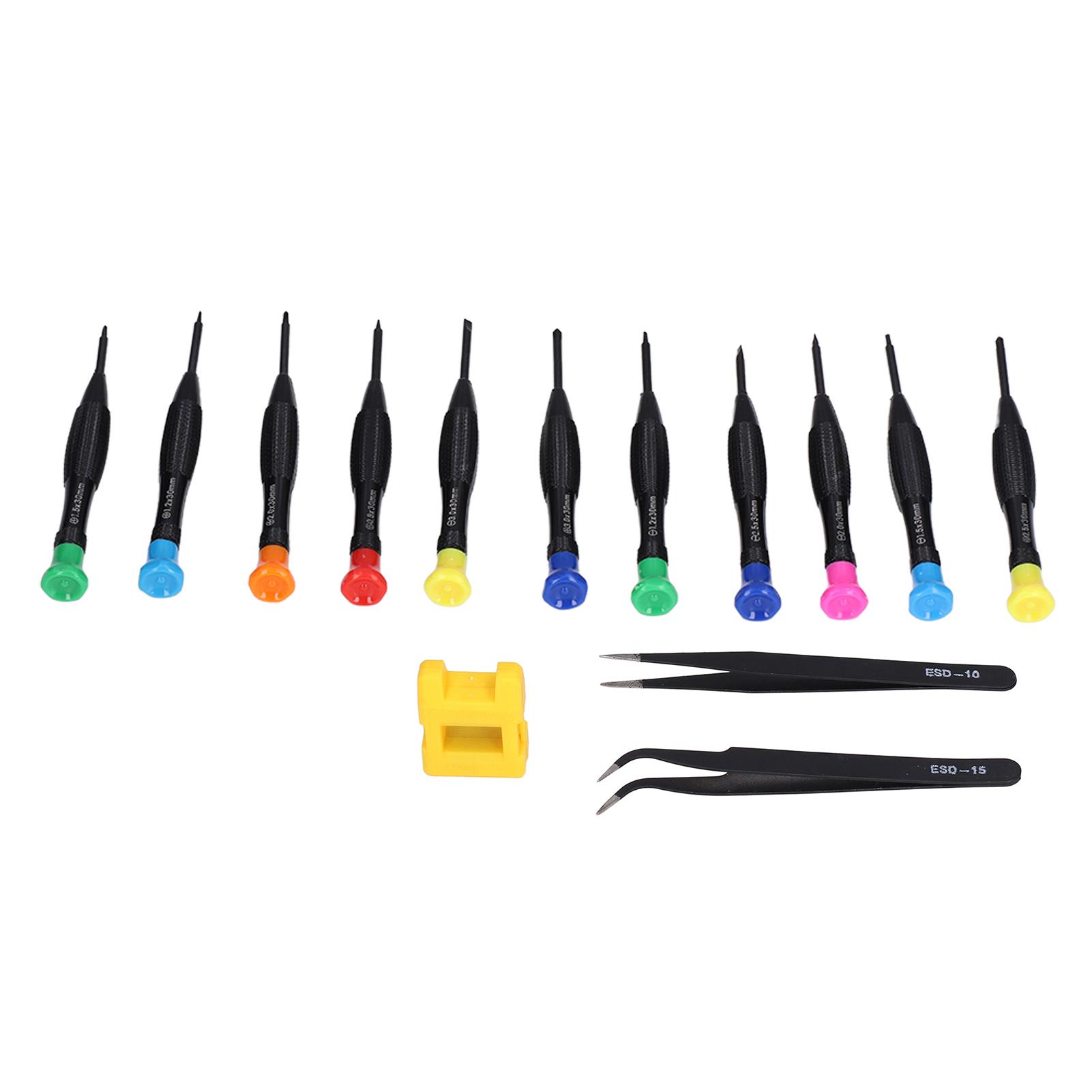 Small Screwdriver Set Magnetic Electronics Repair Tools for PC Laptop Eyeglass Jewelry Watch
Small Screwdriver Set Magnetic Electronics Repair Tools for PC Laptop Eyeglass Jewelry Watch