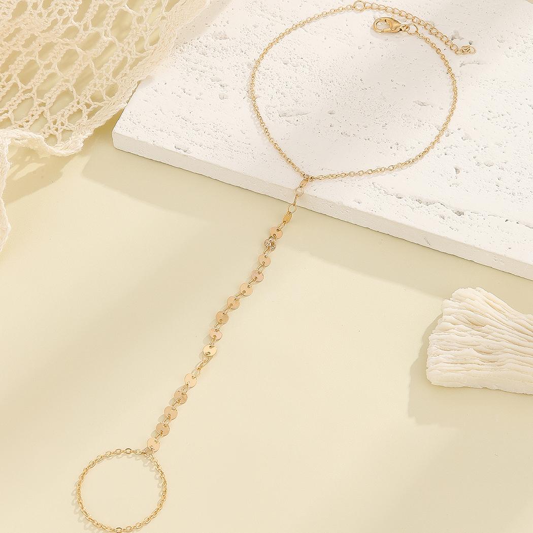 Kinitial Exquisite and fashionable laser plated anklet foot chain Toe Ring Toe Ring Barefoot gave her an anniversary gift
Kinitial Exquisite and fashionable laser plated anklet foot chain Toe Ring Toe Ring Barefoot gave her an anniversary gift